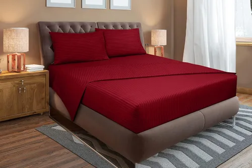 Miniatura 6 de ROYALE LINENS Juego de sábanas de 3 piezas para cama individual - Microfibra cepillada suave de 1800 hilos - 1 sábana bajera, 1 sábana encimera, 1