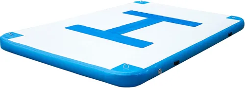 Miniatura 8 de VEVOR Inflatable Floating Dock Azul