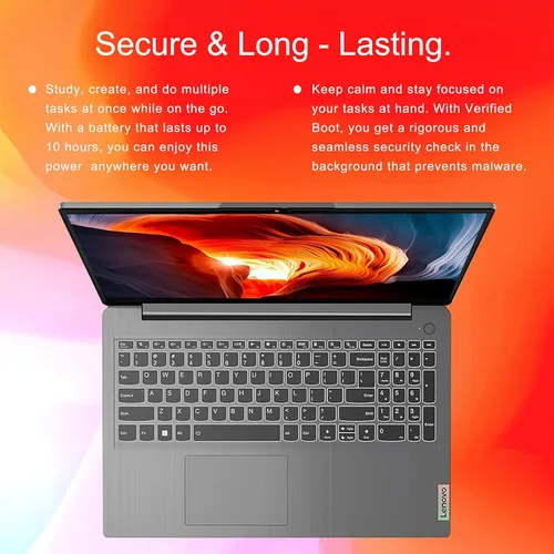 Miniatura 5 de Laptop Lenovo IdeaPad 1, pantalla FHD de 15.6 pulgadas, procesador Intel Celeron N4500, 8 GB RAM, SSD de 128 GB, lector de tarjeta SD, teclado