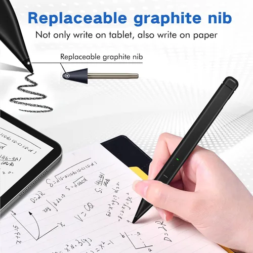 Miniatura 4 de Lápiz capacitivo para Microsoft Surface, JvKzaen Lápiz delgado para Surface con 4096 niveles de presión, batería de larga duración de 66H, carga