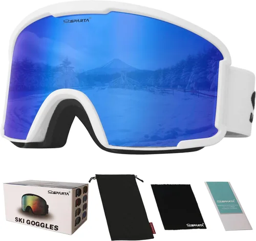 Miniatura 10 de OUTDOOR SPARTA OTG - Gafas de esquí para hombres, mujeres y jóvenes, 100 % protección UV y antirreflejos