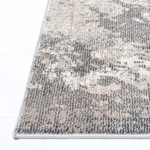 Miniatura 4 de SAFAVIEH Madison Collection - Alfombra de pasillo de 2 pies 2 pulgadas x 6 pies, beige y gris, no desprende pelusa y de fácil cuidado