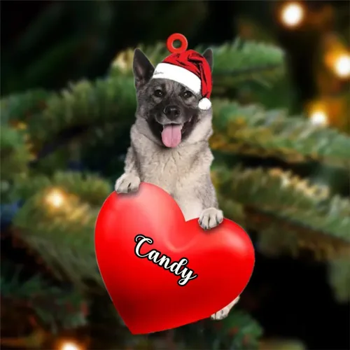 Miniatura 23 de Adornos de Navidad personalizados para perros, nombre personalizado, adorno de Malamute de Alaska, adornos acrílicos, regalos de Navidad, amantes
