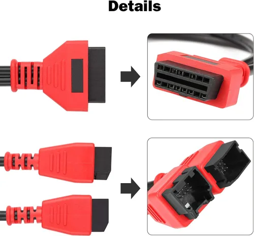 Miniatura 4 de Adaptador de Cable TTXSPP para Conector de Cable de Programación Chrysler 12+8 para Autel DS808 Maxisys Cable de Prueba Principal para Autel DS808
