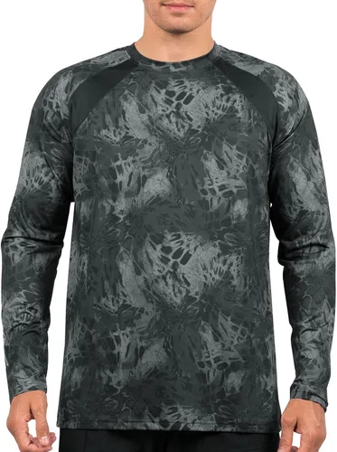 KastKing Camisas de pesca UPF 50 para hombre, camisa de pesca de manga larga, transpirable, absorbe la humedad, camisas de sol para hombres