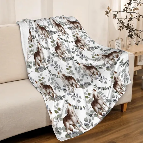 Miniatura 14 de Manta de bebé de hojas de lobo, manta súper suave para niños y niñas, regalos para recién nacidos, acogedora manta de recepción de bebé, manta