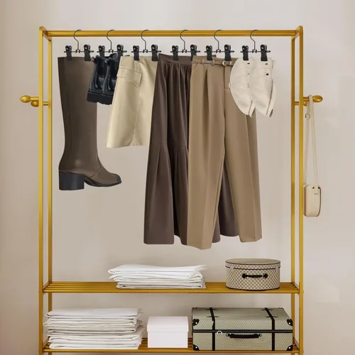 Miniatura 7 de Paquete de 20 ganchos para botas para colgar en el armario, ganchos para sombreros, pantalones, toallas, calcetines, bolsos, bolsos, ropa