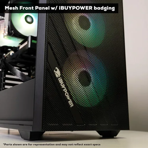 Miniatura 11 de iBUYPOWER Scale Gaming PC de escritorio AMD Ryzen 5 8400F CPU, NVIDIA GeForce RTX 5050 8GB GPU, 16GB DDR5 RGB 5200MHz RAM, 1TB NVMe SSD, Windows 11