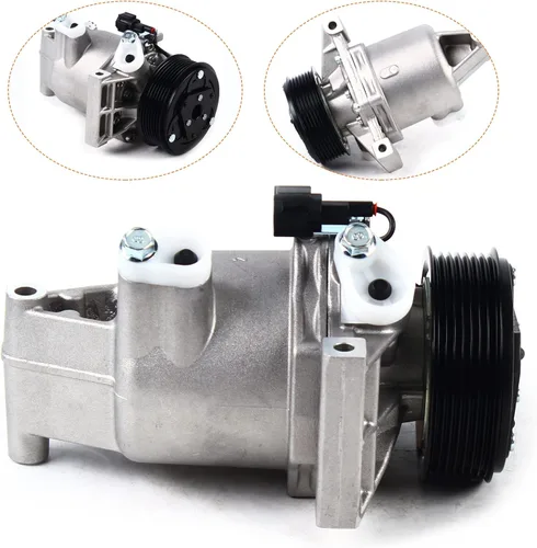 Miniatura 2 de Compresor de A/C de CA con embrague se adapta a 2014-2018 para Nissan Versa2014-2018 para Juke 1.6L CO 29099C, compresor de CA con embrague