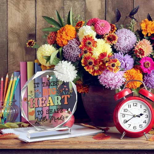 Miniatura 7 de Los mejores regalos de agradecimiento para profesores para mujeres, regalo de Navidad de acrílico para agradecimiento, regalo de estudiante para San