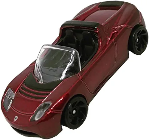 Miniatura 3 de Hot Wheels 2019 Saludos desde Space '08 Tesla Roadster, Granate