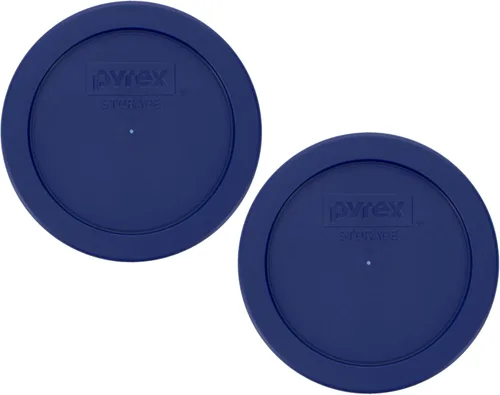 Pyrex - Cubierta redonda para recipiente de cristal con capacidad para 2 tazas #7200-PC para tazones de cristal