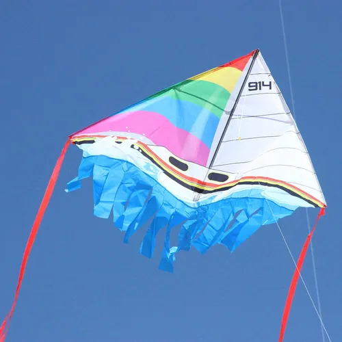 Miniatura 7 de WindNSun Delta Xt Wide Polyester Ripstop Velero Delta Kite, 54 pulgadas