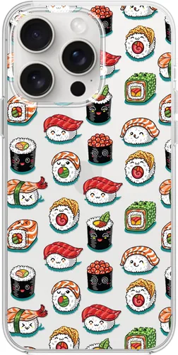 Miniatura 7 de Blingy's Funda para iPhone 15 Pro Max, bonito diseño de algodón de azúcar, diseño divertido de comida dulce, funda protectora transparente de TPU