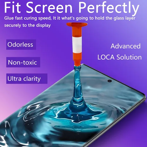 Miniatura 3 de Samsung Galaxy Note 10 Plus Reemplazo de pantalla de 6.8 pulgadas 10+ Series Kit de reparación de vidrio frontal incluye adhesivo de marco