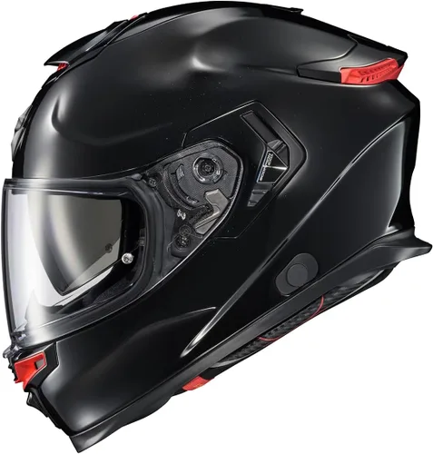 Miniatura 6 de ScorpionEXO Eclipse - Casco de motocicleta de cara completa con escudo listo para Pinlock, bolsillos para altavoces listos para Bluetooth, serie
