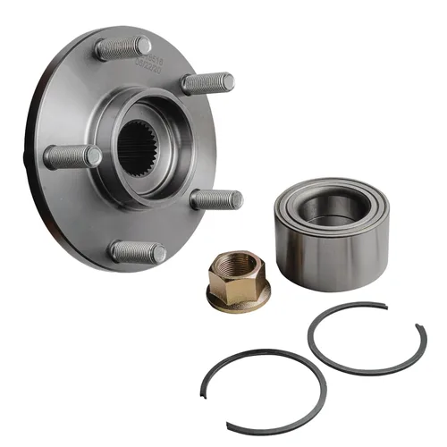 Miniatura 8 de Detroit Axle - Conjunto de cubo de rodamiento de rueda delantera para Nissan Altima 02-06 (3.5L V6)/Maxima 00-08, INFINITI I30 00-01/I35 02-04 5