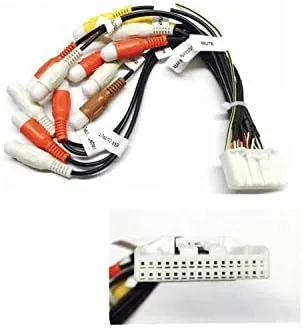 ASC - Arnés de cables estéreo de audio RCA para automóvil, hecho para radio Pioneer/Premier de 32 pines, DVD Nav, CDP1335, CDP1304 CDP1540,