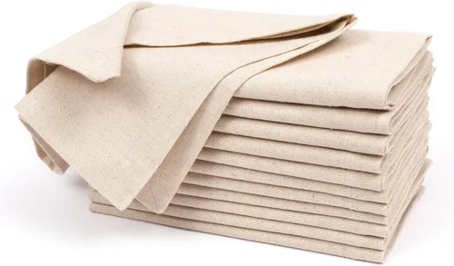 Miniatura 36 de Servilletas de tela para uso diario, 100% algodón, 18 x 18 pulgadas, color azul, servilletas de boda, servilletas de cóctel, servilletas de tela