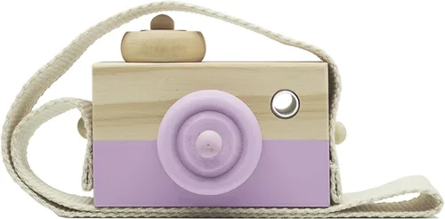 Miniatura 9 de Juguetes de madera para bebés, mini cámara de juguete, lindo juguete mini para bebés y niños, accesorios para colgar en el cuello con fotografía