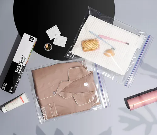 Miniatura 6 de 24/7 Bags - Bolsas de almacenamiento con cremallera de galón, 200 unidades, sello de doble cremallera, pestañas abiertas de fácil agarre, espacio