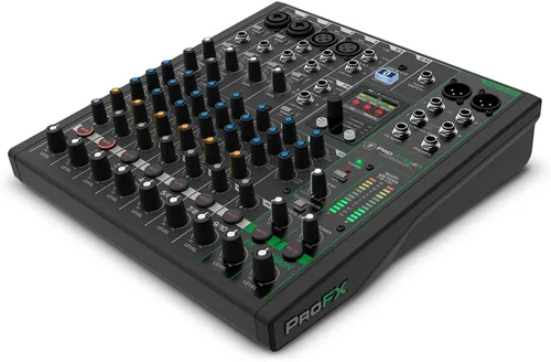 Miniatura 3 de Mackie ProFX10v3+ Mezclador analógico profesional de 10 canales con USB, preamplificadores de micrófono Onyx, motor de efectos GigFX y Bluetooth
