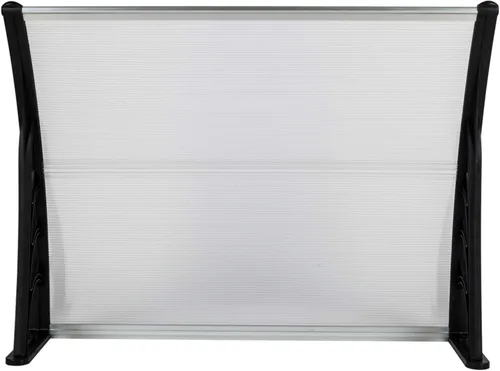 Miniatura 7 de Toldo para puerta de patio, cubierta de policarbonato para puerta delantera al aire libre, protección UV, lluvia, nieve, luz solar, hoja hueca