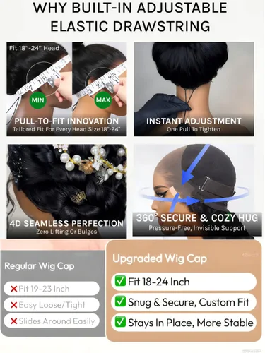 Miniatura 8 de UNICE Yaki - Pelucas de cabello humano lacio con encaje frontal 13x4, con cordón, Pre-Todo, sin pegamento, peluca de cabello humano frontal