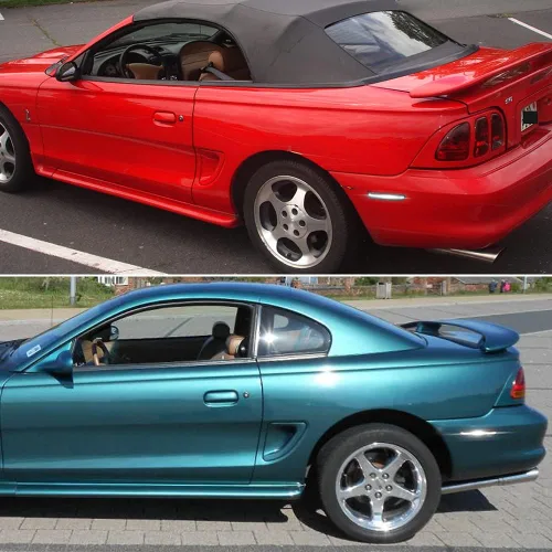 Miniatura 6 de Kit de luces LED Tonsya con lente ahumada negra para Ford Mustang V6 GT Cobra SVT 1994 1995 1996 1997 1998, lámpara de marca lateral del parachoques