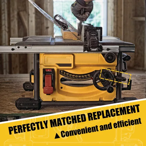 Miniatura 4 de HASMX 5140117-78 - Mango biselado de sierra de mesa de repuesto para Dewalt DW745, DWE7480, números de pieza 5140117-78, 5140032-55, 514011778