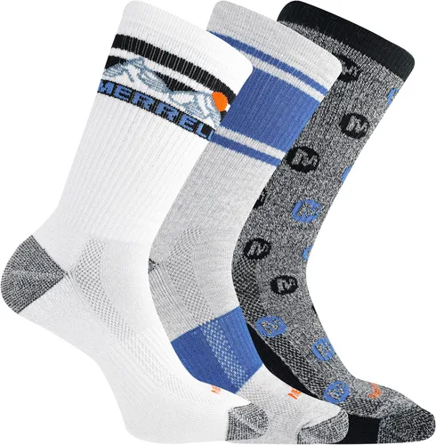 Miniatura 27 de Merrell Paquete de 3 calcetines de senderismo para mujer (pestaña de corte bajo/cuarto/tripulación)