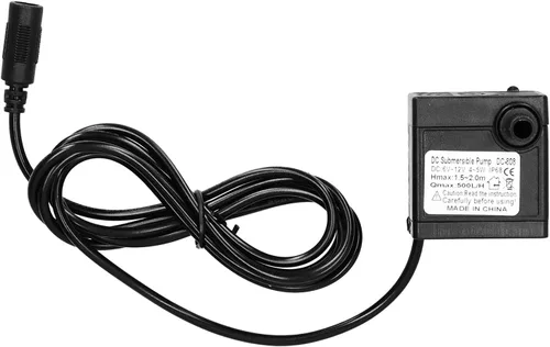 Bomba de agua sumergible sin escobillas de 12V CC, para estanque, acuario, fuente solar, hidroponía, elevación de 3.9 ft 500L/H 12V 5W bomba