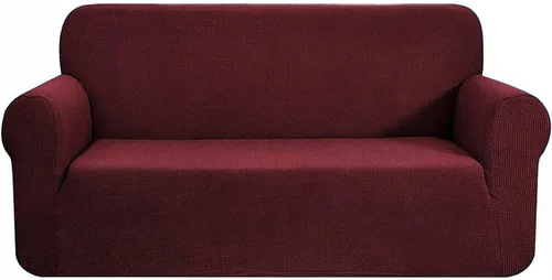 Miniatura 5 de Home Must Haves Beige 2-Piece Set Slipcover Sofa & Loveseat Cover Protector 4-Way Stretch Elastic