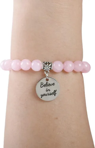 Miniatura 6 de Jovivi - Pulsera de 7 chakras con piedras preciosas naturales, cuentas de yoga, cristales curativos reiki, cuentas elásticas con abalorio inspirador