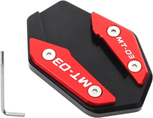 Miniatura 10 de Soporte de extensión lateral de pie para motocicleta para Yamaha YZF R3 R25 MT03 MT25 2019 2022 MT 03 25 R 3 25 (color: MT03 azul)