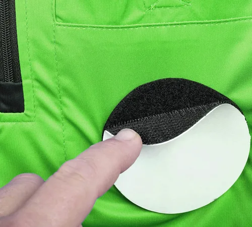 Miniatura 6 de Camiseta de árbitro de fútbol para hombre de manga corta Verde