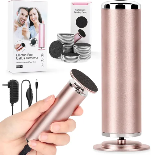 Miniatura 14 de Lima de Pies Removedor de Callos para Pies: Herramienta Profesional de Pedicura para SPA - Lima de Pies con Velocidad Ajustable para Piel y Callos