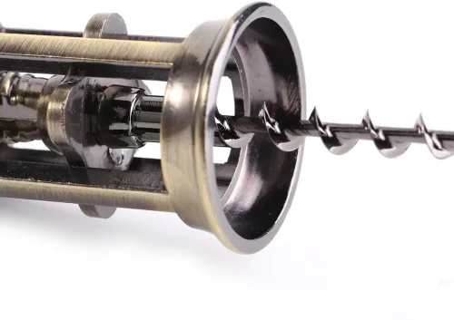 Miniatura 9 de Abridor de vino, sacacorchos de aleación de zinc con abrebotellas multifuncional, tornillo de corcho multifuncional manual para camarero