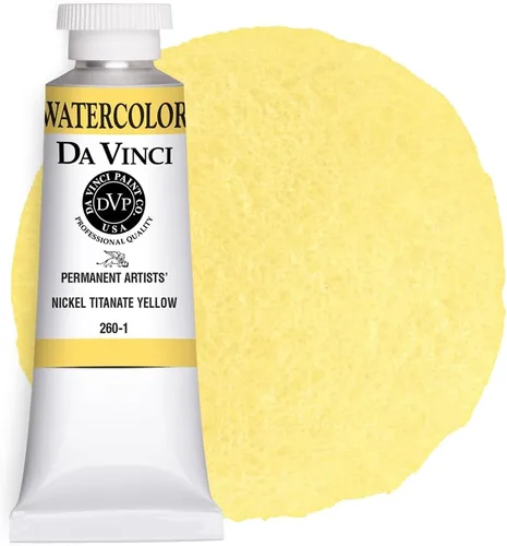 Miniatura 46 de DA VINCI PAINTS Pintura de acuarela para artista profesional, Gamboge (tono), 0.5 fl oz