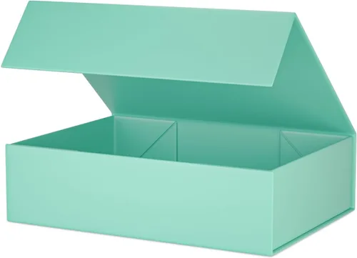 Miniatura 16 de ROSTELACK Cajas de regalo de 11.9" x 8.5" x 3.3" con tapa de cierre magnético caja para regalos, caja de regalo de dama de honor, bonita caja, cajas