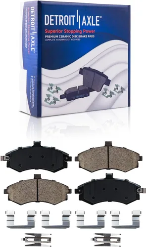Miniatura 21 de Detroit Axle - Pastillas de Freno Delantero para Nissan Altima Maxima Sentra 350Z Cube Juke Versa INFINITI G20 G35 I30 I35 Suzuki SX4, Pastillas