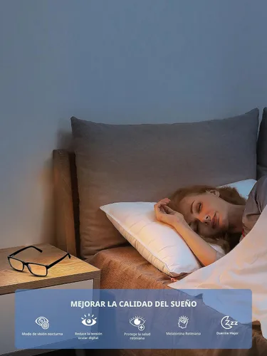 Miniatura 9 de Gafas de bloqueo de luz azul para hombres/mujeres, antifatiga, monitor de computadora, para juegos, mejora el sueño, reduce la fatiga ocular, gafas
