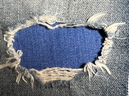 Miniatura 8 de Parches de mezclilla elástica negra súper resistente para planchar - de Holey Patches (tamaños surtidos) (1-5" x 8")