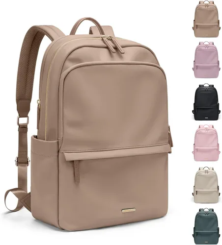 Miniatura 12 de GOLF SUPAGS Mochila para laptop para mujer, bolsa delgada para computadora, trabajo, viajes, universidad, mochila para portátil de 14 pulgadas