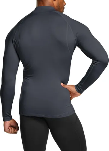 Miniatura 3 de ATHLIO 2 or 3 Pack Men's Thermal Long Sleeve Compression Shirts, TurtleMock Winter Sports Base Layer, Active Running Shirt
