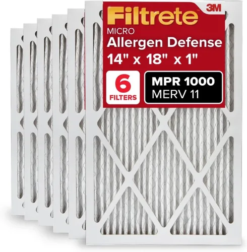 Miniatura 14 de Filtrete Filtro de Aire para Horno de CA de 17.5x23.5x1, MERV 11, MPR 1000, Defensa contra Micro Alérgenos, Filtro de Limpieza de Aire