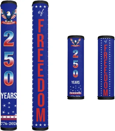 Miniatura 39 de 250 Years of America - Juego de 4 fundas decorativas para manijas de nevera, antideslizantes, hechas a mano, guantes para electrodomésticos