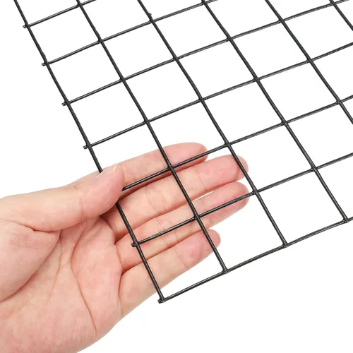 Miniatura 4 de PATIKIL Protectores de plantas de alambre pequeño de 13 x 15.7 pulgadas, paquete de 8 jaulas cuadradas de alambre para plantas de malla de jardín