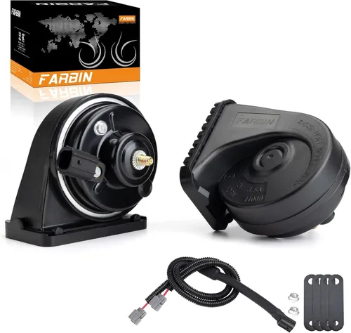Miniatura 18 de FARBIN Bocina de Auto Compatible con Hyundai/Kia. Bocina de Auto Impermeable de 12V Fuerte de Tono Alto/Bajo Bocinas de Caracol Eléctricas