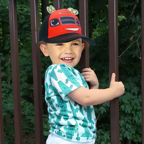 Miniatura 2 de Nickelodeon Blaze and The Monster Machines - Gorra de béisbol ajustable de algodón 5 paneles color rojo